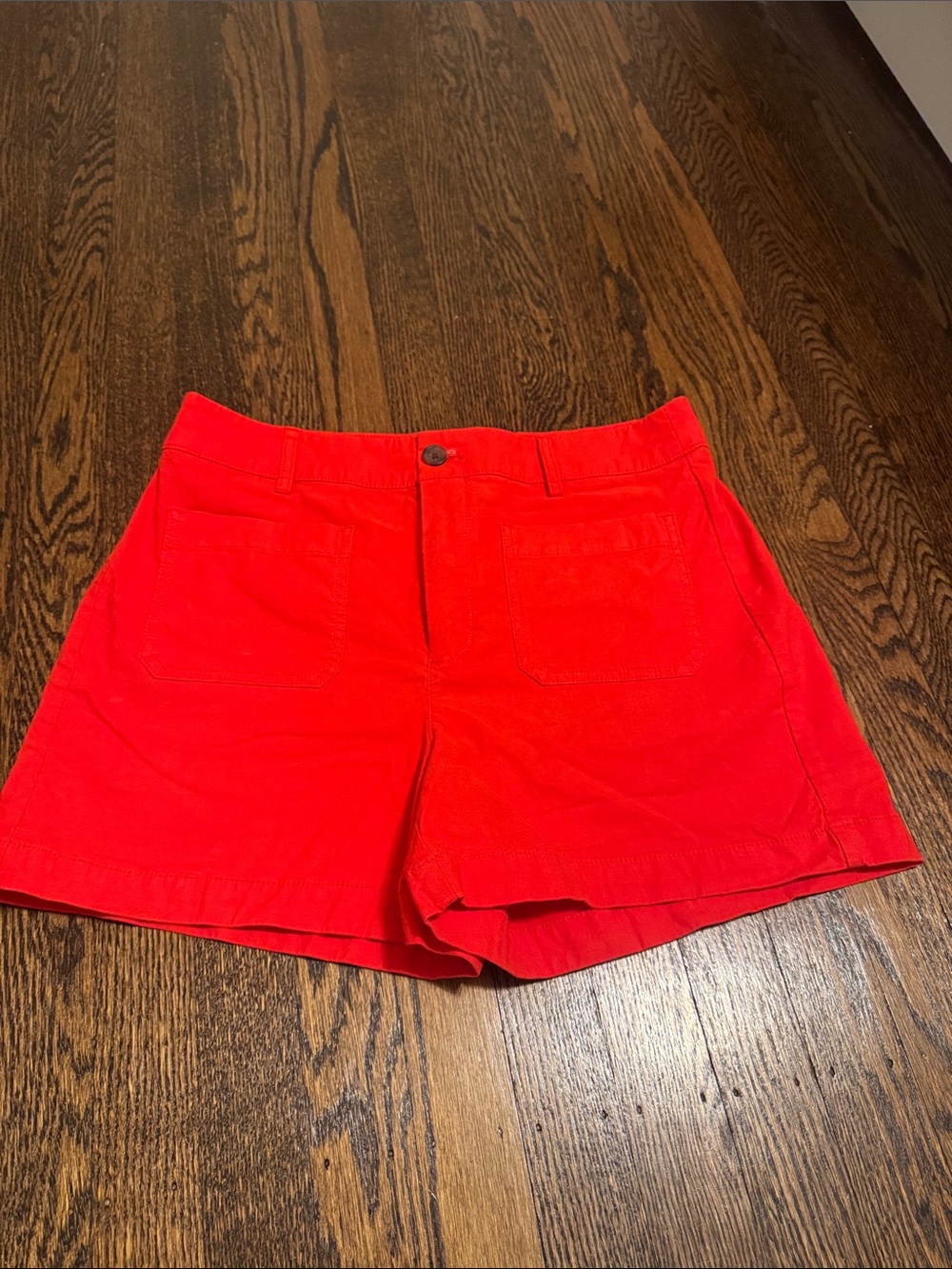 J. Crew Bright Red High-Waist Women's Shorts